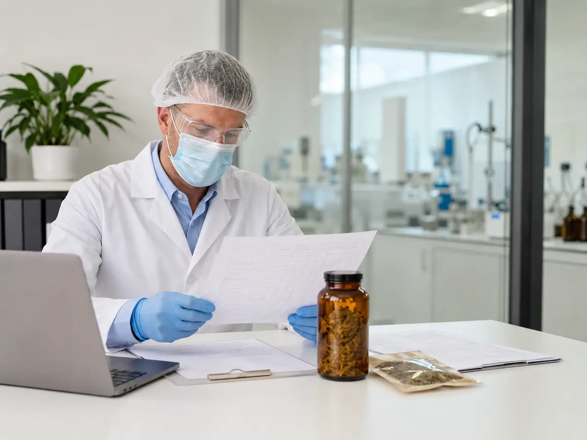 Quality documentation review for botanical ingredients