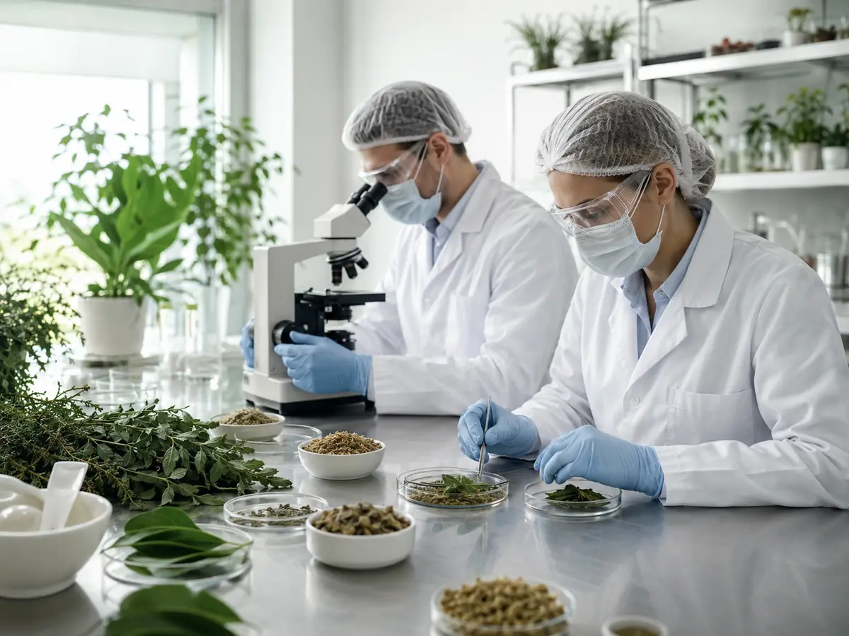 Botanical identity verification in a quality-control laboratory